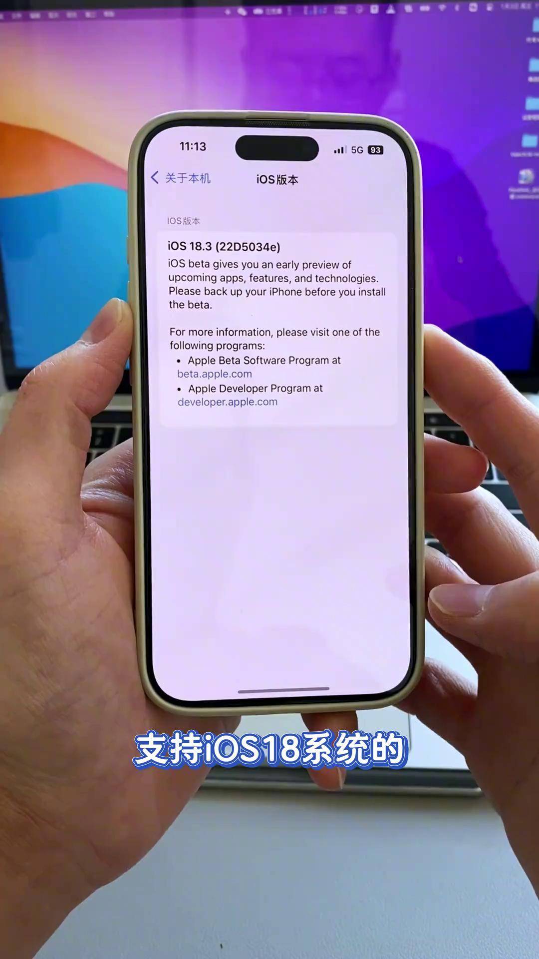 苹果降级beta版ios18去除beta版更新